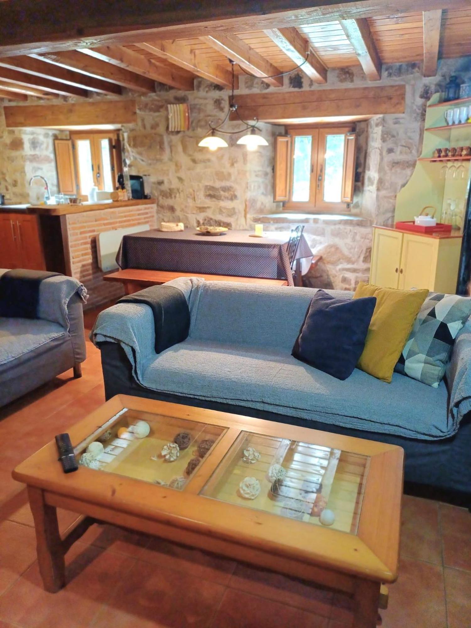 La Cabana Del Rio San Roque de Riomiera ภายนอก รูปภาพ